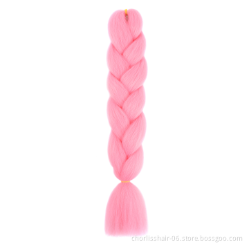 Wholesale 24'' Ombre Yaki Jumbo Braids Pre-stretched Crochet Synthetic Afro Braiding Hair Extensions Expression Braiding Hair